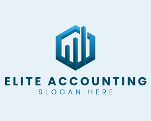 Finance Accounting Graph logo design