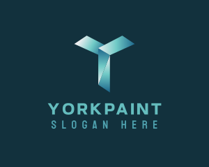 Gradient Startup Letter Y logo design