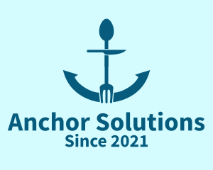 Blue Anchor Diner  logo design