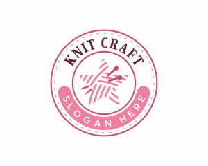 Yarn Ball Crochet logo design