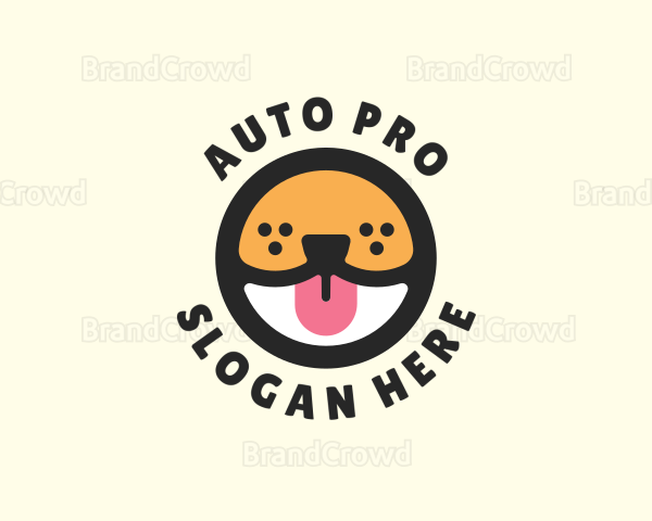 Puppy Dog Tongue Logo