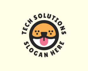 Puppy Dog Tongue Logo