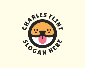 Pet - Puppy Dog Tongue logo design