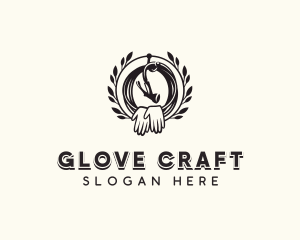 Gloves - Garden Hose Landscaping logo design