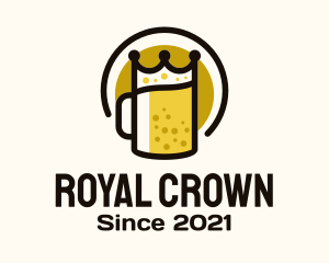 Royal Beer Badge logo design