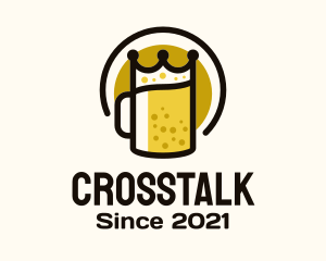Brewer - Royal Beer Badge logo design