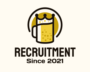 Alcohol - Royal Beer Badge logo design
