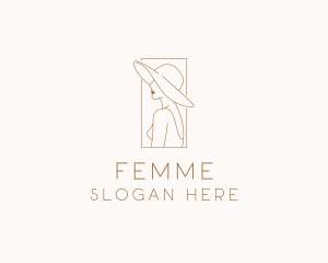 Fashion Hat Boutique logo design