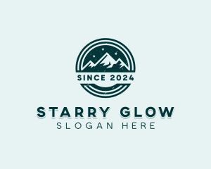 Starry Alpine Mountaineer logo design