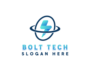 Bolt Energy Orbit logo design