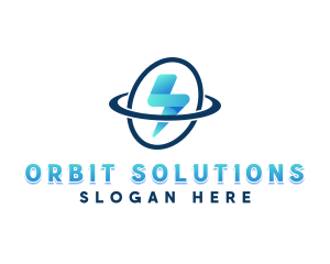 Bolt Energy Orbit logo design