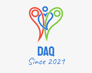 Parent - Family Charity Line Art logo design