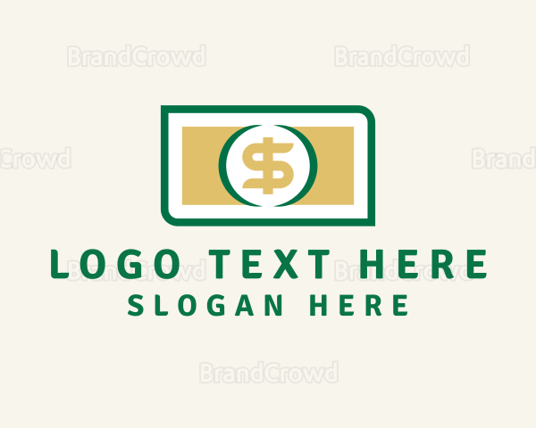 Financial Cash Currency Logo