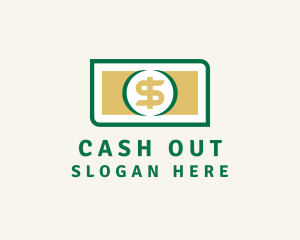 Withdrawal - Financial Cash Currency logo design