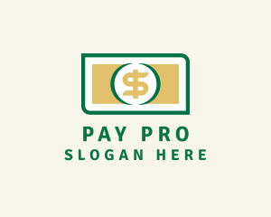 Salary - Financial Cash Currency logo design