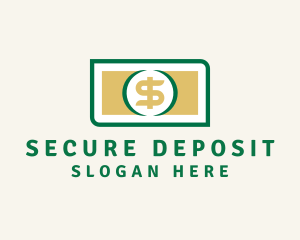 Deposit - Financial Cash Currency logo design