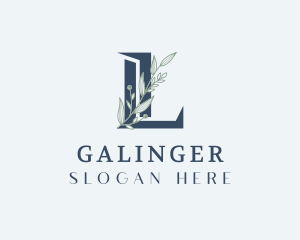 Elegant Foliage Letter L Logo