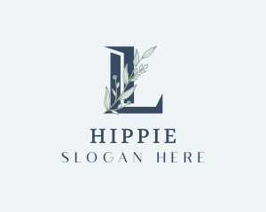 Elegant Foliage Letter L Logo