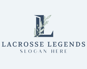 Elegant Foliage Letter L logo design