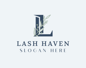 Elegant Foliage Letter L logo design