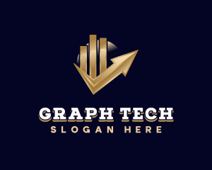 Graph - Finance Graph Arrow logo design