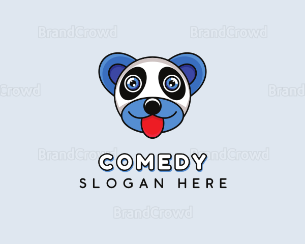 Panda Bear Head Logo