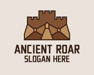 Ancient Turret Fortress  logo design