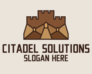 Citadel - Ancient Turret Fortress logo design