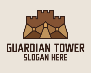 Ancient Turret Fortress  logo design