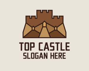 Ancient Turret Fortress  logo design