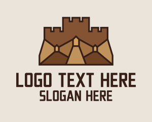 Gaming - Ancient Turret Fortress logo design