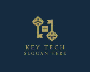 Golden Key Realty logo design