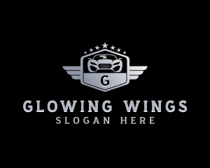 Car Wings Mechanic logo design