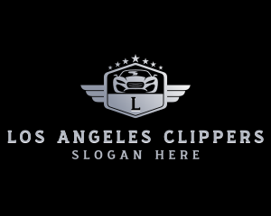 Car Wings Mechanic logo design