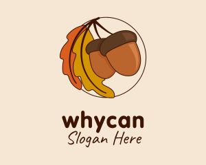 Store - Autumn Acorn Nut logo design