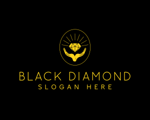 Luxury Diamond Hand logo design