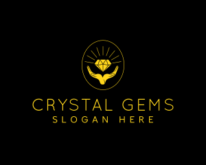 Luxury Diamond Hand logo design