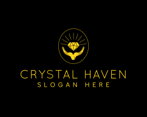 Luxury Diamond Hand logo design