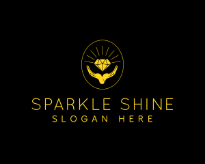 Luxury Diamond Hand logo design