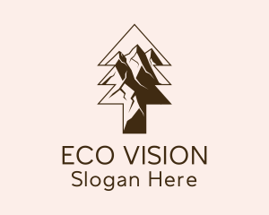 Mountain Tree Outdoor  logo design