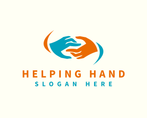 Hand Help Charity logo design