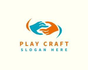 Social Welfare - Hand Help Charity logo design