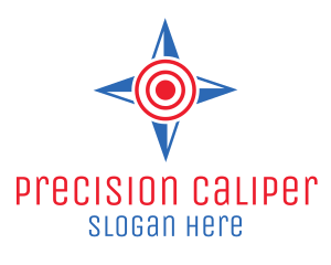 Star Compass Target logo design