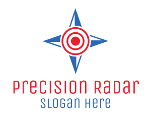 Star Compass Target logo design