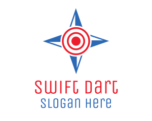 Dart - Star Compass Target logo design