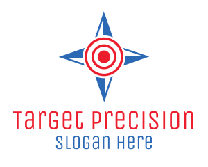 Star Compass Target logo design