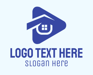 Housing - House Media Player logo design