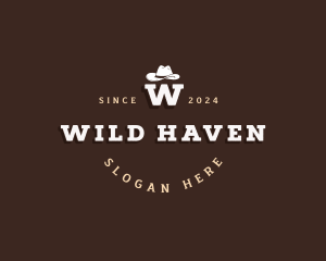 Western Cowboy Hat logo design