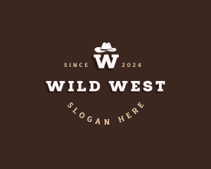 Western Cowboy Hat logo design