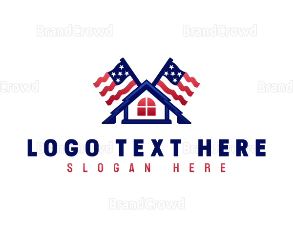 American Roofing Flag Logo